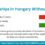 Scholarships in Hungary Without IELTS 2026-27